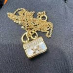 Hermes Amulettes Constance Necklace Gold Tone For Women - Image 2
