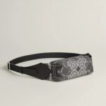 Hermes Banasilk Belt Bag Black For Men 14cm/5.7in - H085437CKAA - Image 2