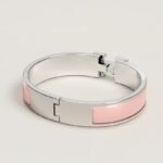 Hermes Clic H Bracelet Rose Candeur H700001FP1ZPM - Image 3