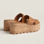 Hermes Eze 30 Sandals Natural For Women H221026Z A3360 - Image 5