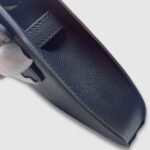 Hermes Garden Kelly Depeches 25 Pouch Silver Hardware Black For Men - 25.4cm/10in - Image 6