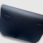 Hermes Garden Kelly Depeches 25 Pouch Silver Hardware Black For Men - 25.4cm/10in - Image 8
