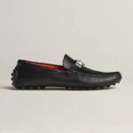 Hermes Irving Loafers Noir For Men H141251ZH02390 - Image 3