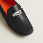 Hermes Irving Loafers Noir For Men H141251ZH02390 - Image 5