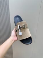 Hermes Jaures Sandals Grayish For Men - Image 4
