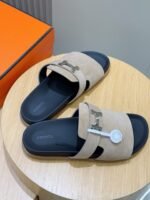 Hermes Jaures Sandals Grayish For Men - Image 6