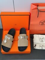Hermes Jaures Sandals Grayish For Men - Image 2