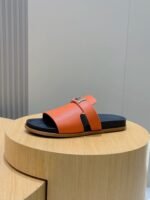 Hermes Jaures Sandals Orange For Men - Image 3