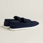 Hermes Job Loafers Marine For Men H242935ZAI2390 - Image 5