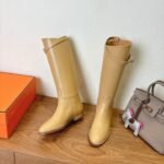 Hermes Jumping Boot Beige Natura For Women H251353Z BA365 - Image 4