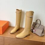 Hermes Jumping Boot Beige Natura For Women H251353Z BA365 - Image 3