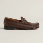 Hermes Karlo Loafers Marron Pecan For Men H251996ZANP390 - Image 2