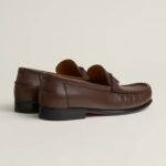 Hermes Karlo Loafers Marron Pecan For Men H251996ZANP390 - Image 4