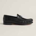 Hermes Karlo Loafers Noir For Men H251996ZA01395 - Image 3