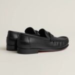 Hermes Karlo Loafers Noir For Men H251996ZA01395 - Image 4