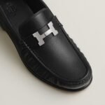 Hermes Karlo Loafers Noir For Men H251996ZA01395 - Image 5