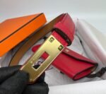 Hermes Kelly Pocket 18 Belt Rouge Radieux H081120CCO5 - Image 6