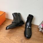 Hermes Kelsy Ankle Boots Noir For Women H251005Z 02355 - Image 10