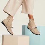 Hermes Kelsy Ankle Boots Beige Camel For Women H251004Z D1355 - Image 2