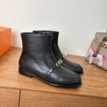 Hermes Kelsy Ankle Boots Noir For Women H251005Z 02355 - Image 3