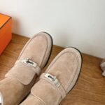 Hermes Kelsy Ankle Boots Beige Camel For Women H251004Z D1355 - Image 4