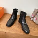 Hermes Kelsy Ankle Boots Noir For Women H251005Z 02355 - Image 4