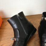 Hermes Kelsy Ankle Boots Noir For Women H251005Z 02355 - Image 7