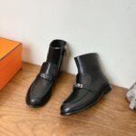 Hermes Kelsy Ankle Boots Noir For Women H251005Z 02355 - Image 9