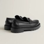 Hermes Klement Loafers Noir For Men H251998ZA01400 - Image 2