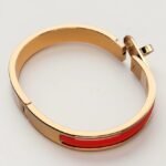 Hermes Mini Clic Kelly Bracelet Rouge Amarante H200004F 94PM - Image 4