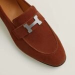 Hermes Paris Loafers Orange For Men H201491ZA20390 - Image 3