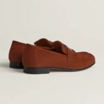 Hermes Paris Loafers Orange For Men H201491ZA20390 - Image 4