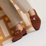 Hermes Paris Loafers Orange For Men H201491ZA20390 - Image 2