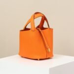 Hermes Picotin Lock 18 Bag Orange For Women 7.1in/18cm - Image 4