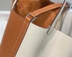 Hermes Picotin Lock 18 Bag Cream/Brown For Women 7.1in/18cm - Image 7