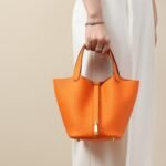 Hermes Picotin Lock 18 Bag Orange For Women 7.1in/18cm - Image 2