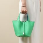 Hermes Picotin Lock 18 Bag Green For Women 7.1in/18cm - Image 2