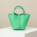 Hermes Picotin Lock 18 Bag Green For Women 7.1in/18cm - Image 3
