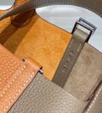 Hermes Picotin Lock 18 Bag Grey/Brown For Women 7.1in/18cm - Image 2