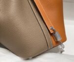 Hermes Picotin Lock 18 Bag Grey/Brown For Women 7.1in/18cm - Image 8