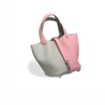 Hermes Picotin Lock 18 Bag Grey/Pink For Women 7.1in/18cm