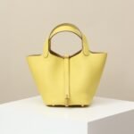 Hermes Picotin Lock 18 Bag Limoncello For Women 7.1in/18cm - Image 3