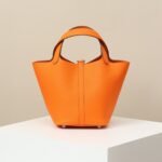 Hermes Picotin Lock 18 Bag Orange For Women 7.1in/18cm - Image 5