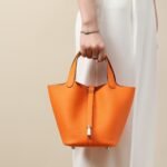 Hermes Picotin Lock 18 Bag Orange For Women 7.1in/18cm - Image 2