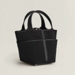 Hermes Picotin Lock 18 Pocket Top Handle Bag 7.1in/ 18cm Noir Silver Hardware For Women H083189CKAA - Image 4