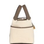 Hermes Picotin Lock 18 Pocket Top Handle Bag 7.1in/ 18cm Etoupe Gold Hardware For Women H083189CCAX - Image 4
