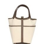 Hermes Picotin Lock 18 Pocket Top Handle Bag 7.1in/ 18cm Etoupe Gold Hardware For Women H083189CCAX - Image 5