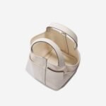 Hermes Picotin Lock 18 Pocket Top Handle Bag 7.1in/ 18cm White Silver Hardware For Women - Image 6