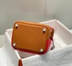 Hermes Picotin Lock 18 Bag Brown/Red For Women 7.1in/18cm - Image 5
