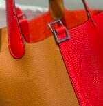 Hermes Picotin Lock 18 Bag Brown/Red For Women 7.1in/18cm - Image 6